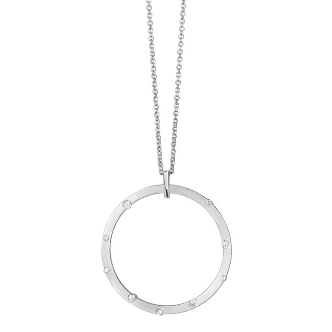 Initial Yellow Gold Necklace - David M Robinson