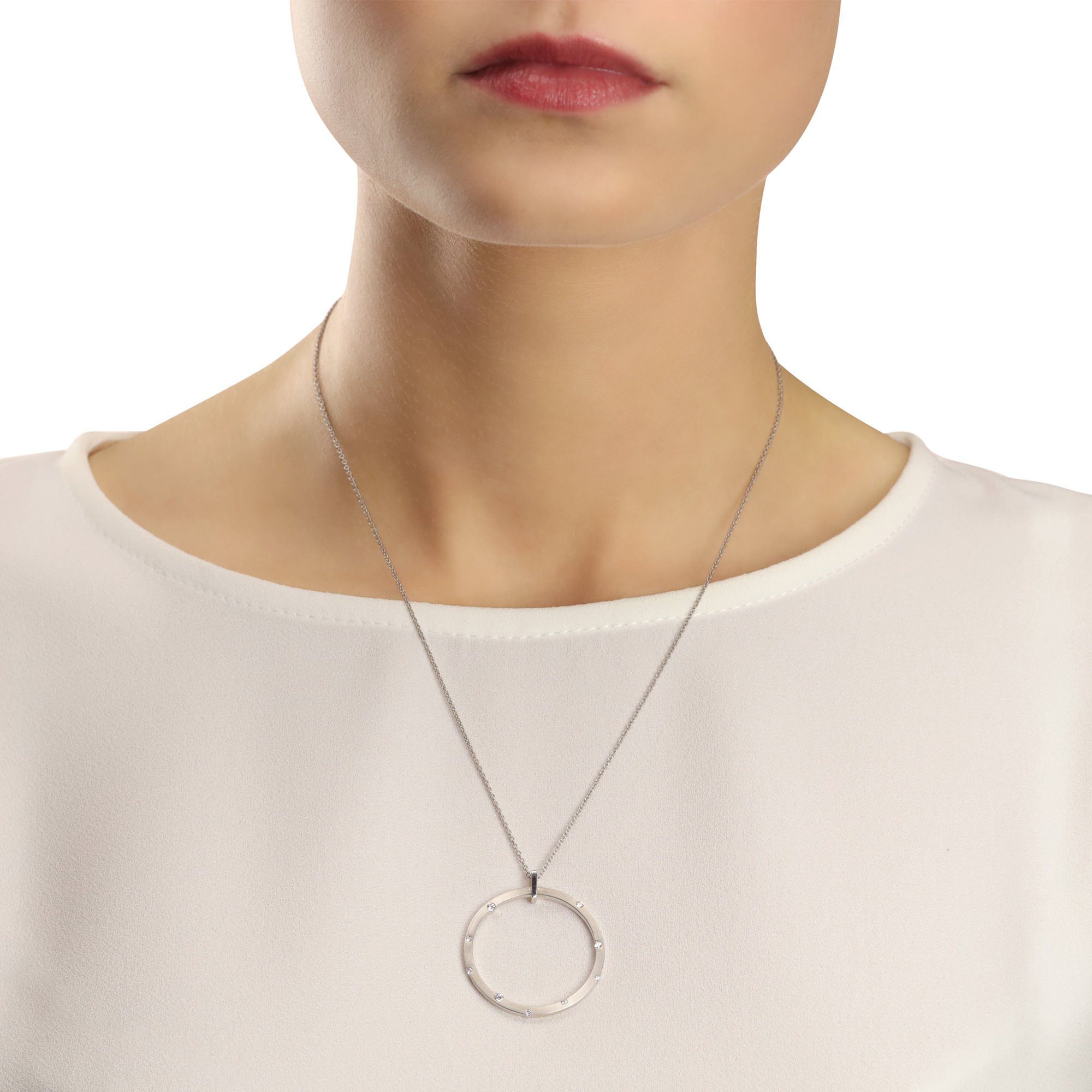 Cloud Nine Yellow Gold Large Diamond Necklace