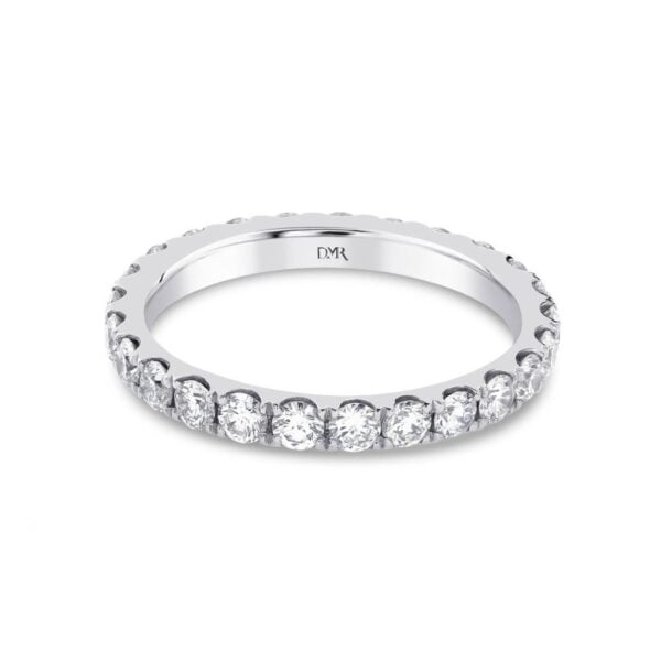Platinum Full Diamond Set Eternity Ring