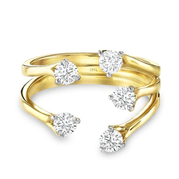 Embrace Yellow Gold Diamond Ring