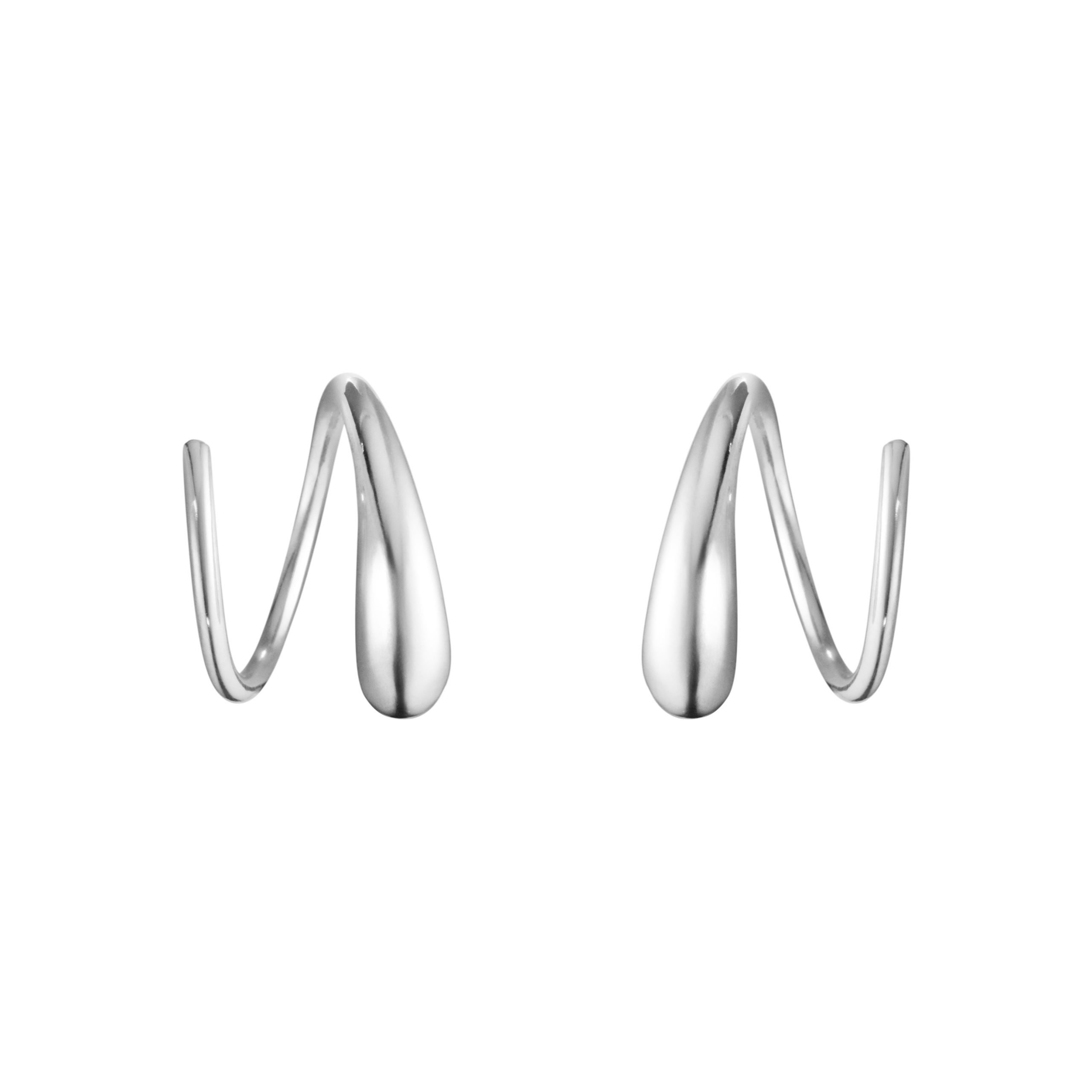 Mercy Sterling Silver Swirl Earrings