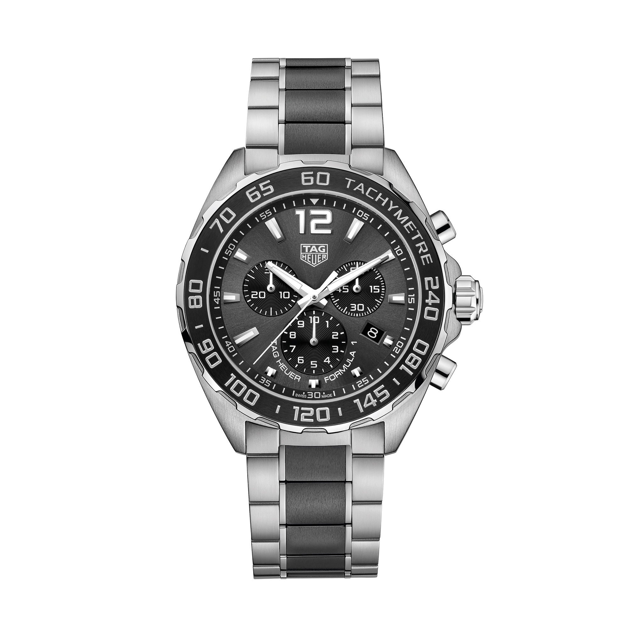 Formula 1 Chronograph 43mm Steel Quartz Watch