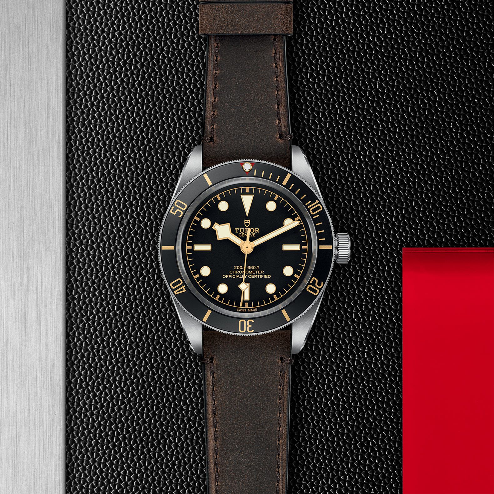 Tudor black sale bay 79030n