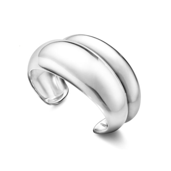 Curve Sterling Silver Bangle