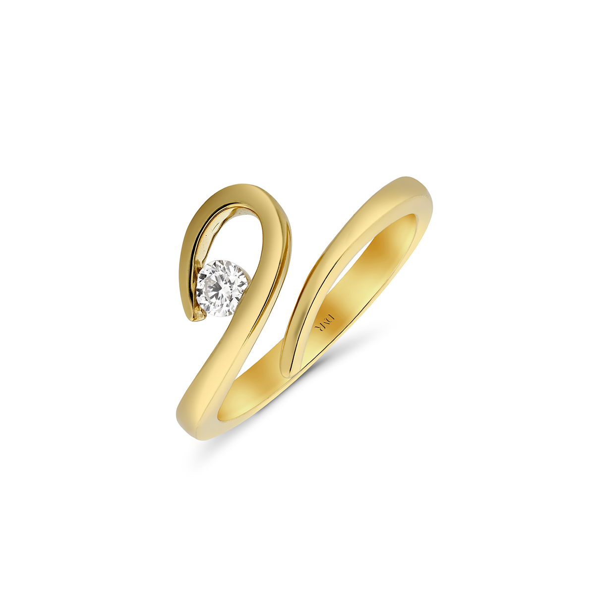 You're The One Yellow Gold Diamond Ring