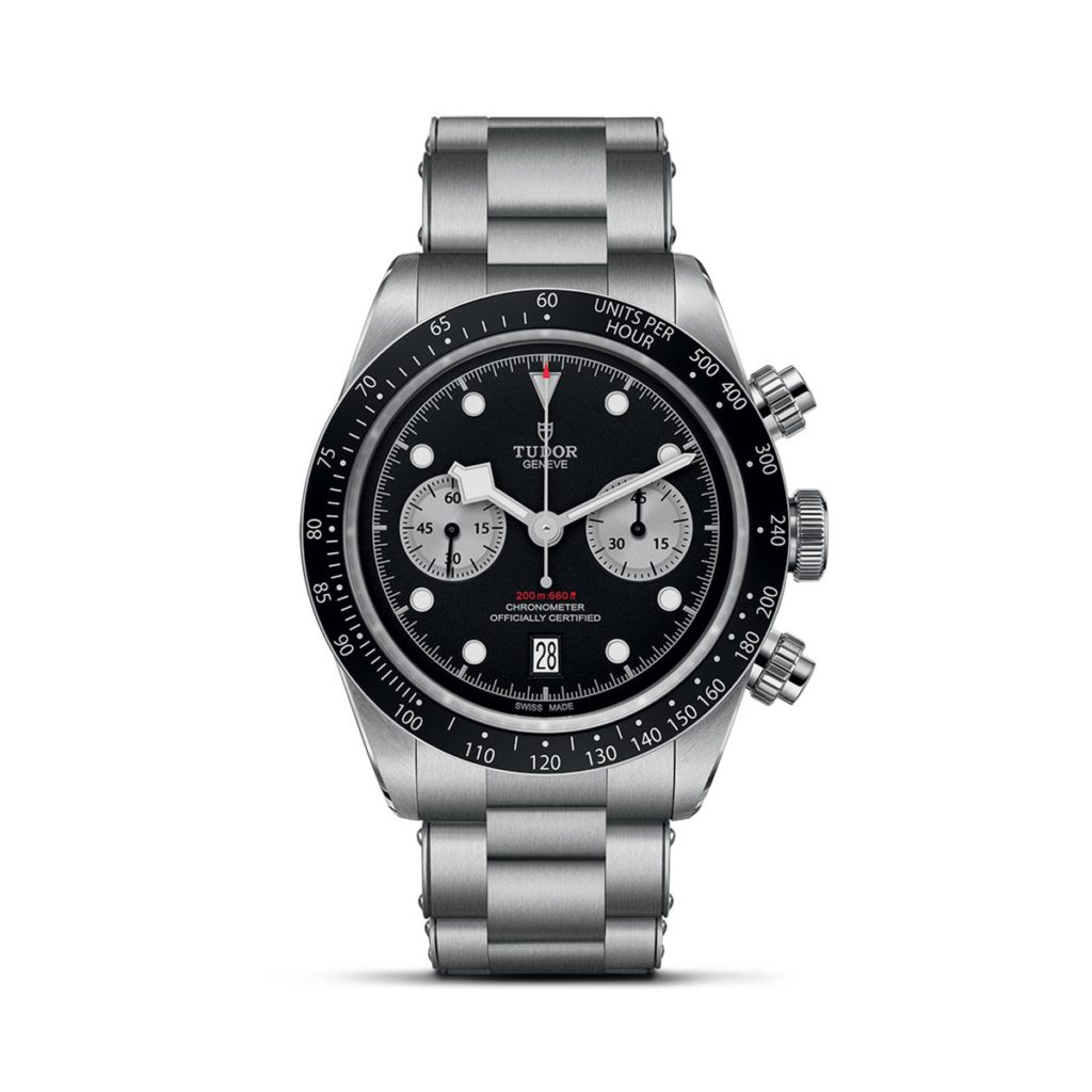 Tudor black 2025 bay chronograph