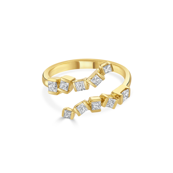 Amour Yellow Gold Diamond Pendant - David M Robinson