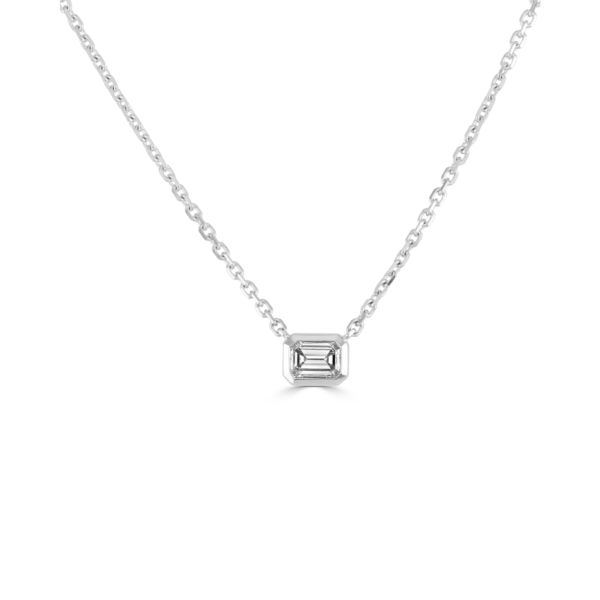 Cleo White Gold Diamond Pendant