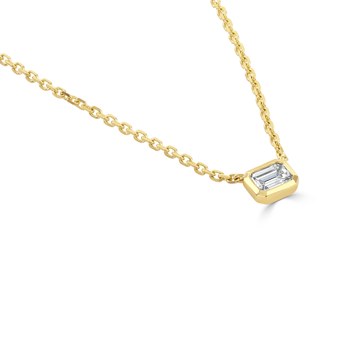 Cleo Yellow Gold Diamond Pendant