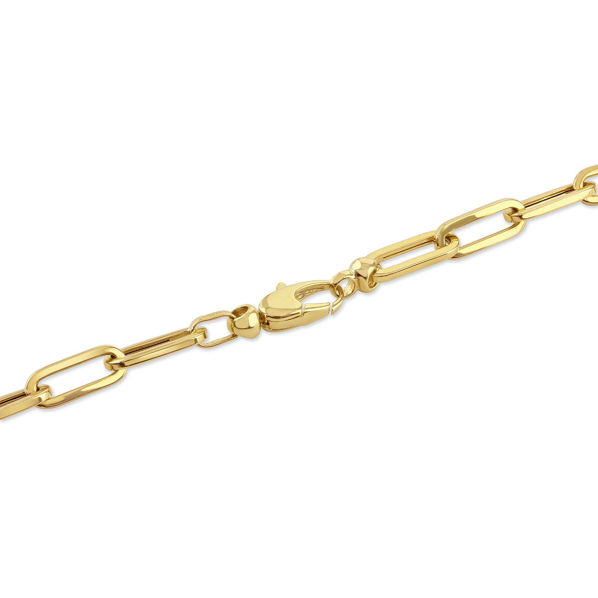 Giallo Yellow Gold Long Link Necklace