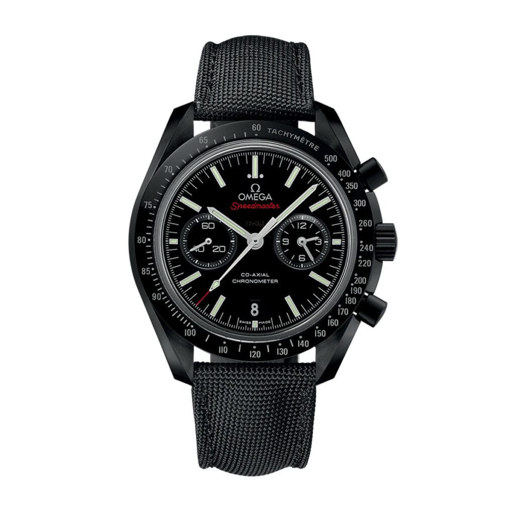 Omega speedmaster moonwatch dark side discount of the moon black black