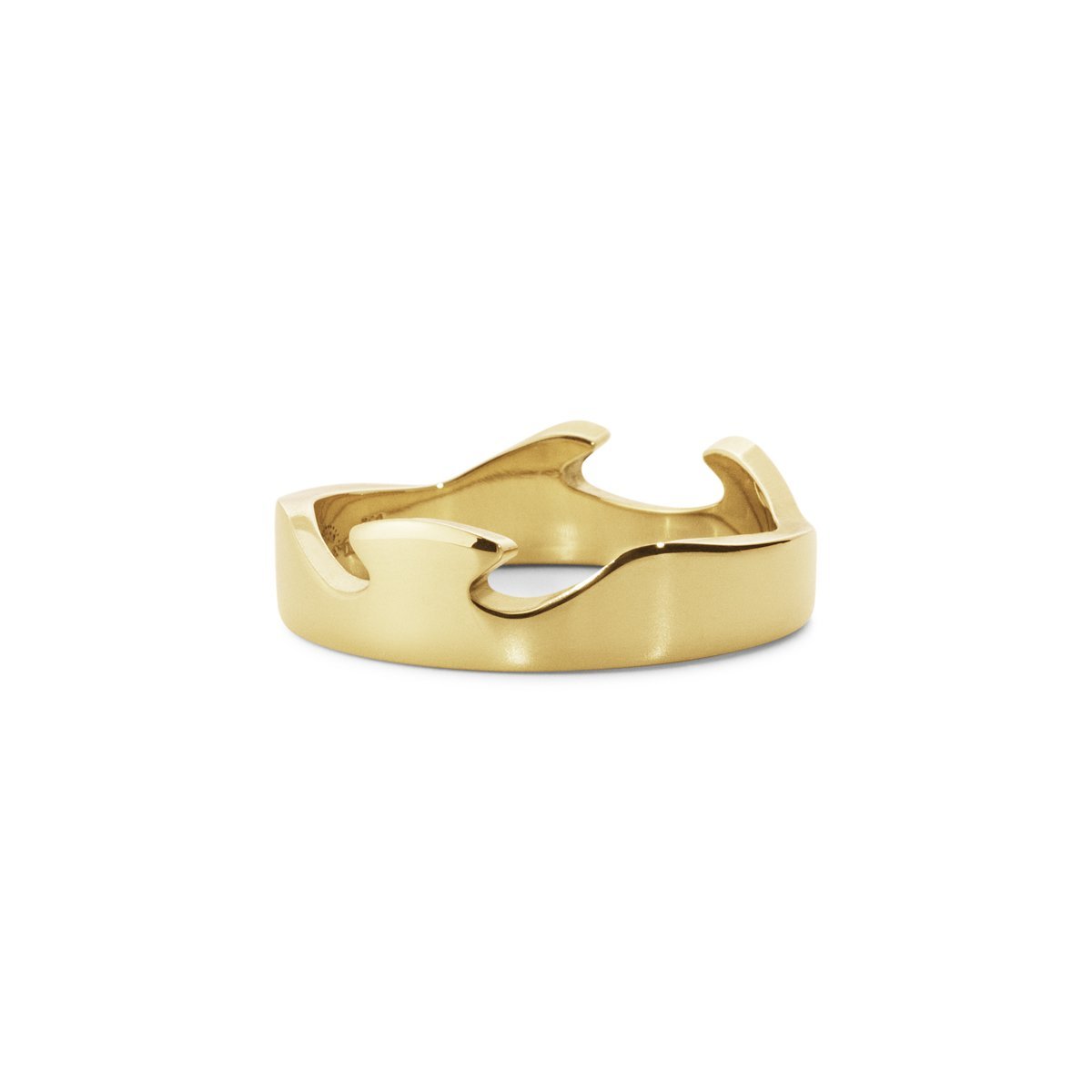 Fusion 18ct Yellow Gold End Ring