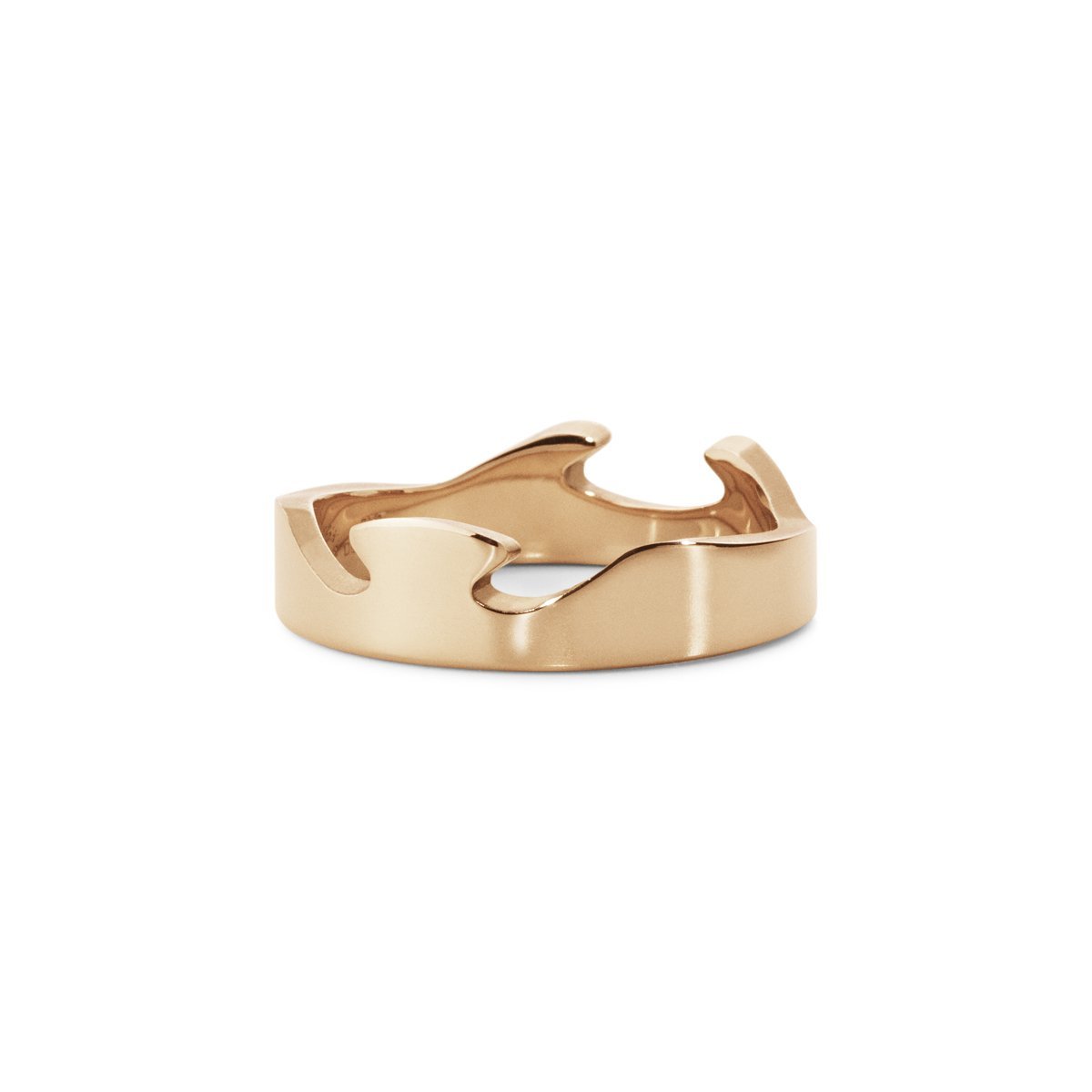 Fusion 18ct Rose Gold End Ring