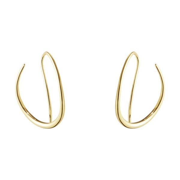 Offspring Yellow Gold Double Earhoops