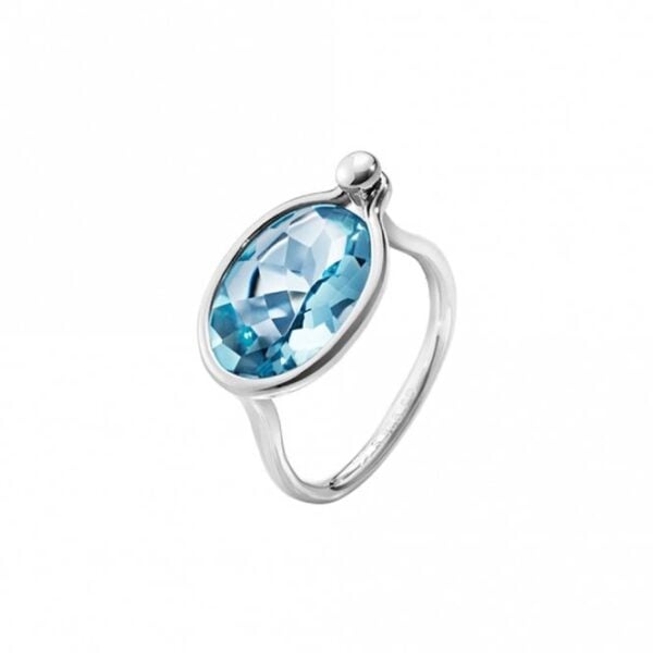 Savannah Silver & Blue Topaz Ring