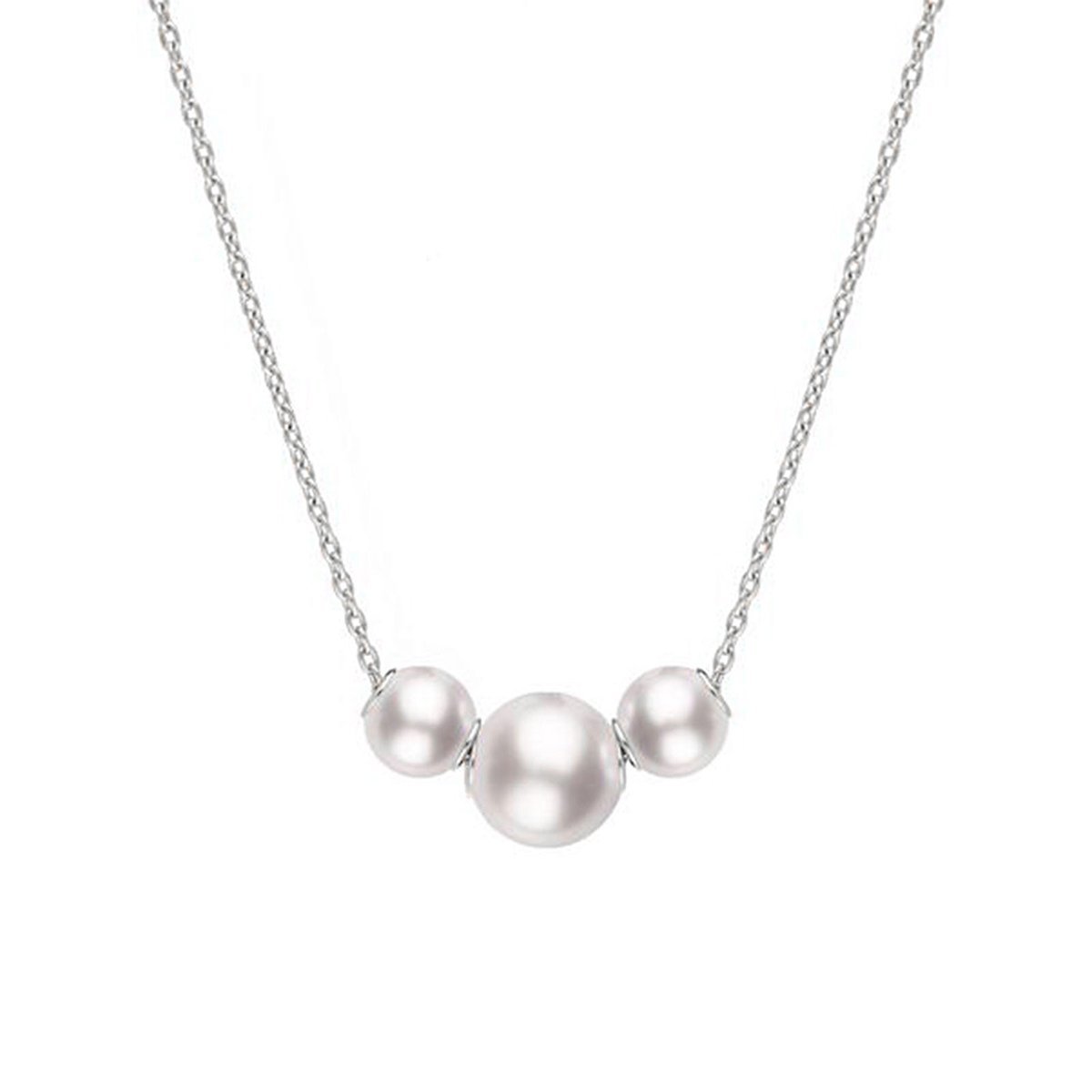 Pearls in Motion White Gold Pendant