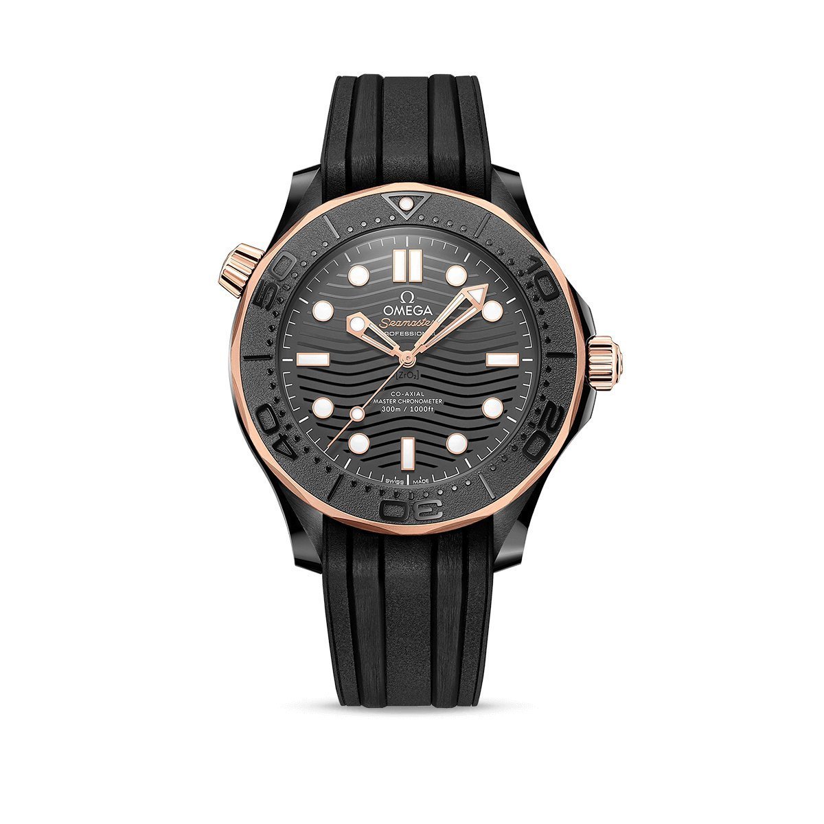 Seamaster Diver 300m Black Ceramic Chronometer 43.5mm Watch