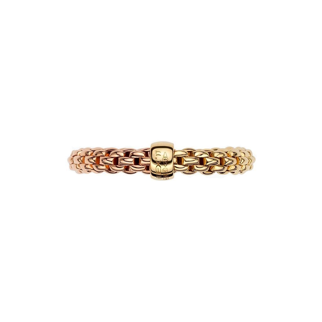 Flex'it Yellow Gold and Rose Gold Ring