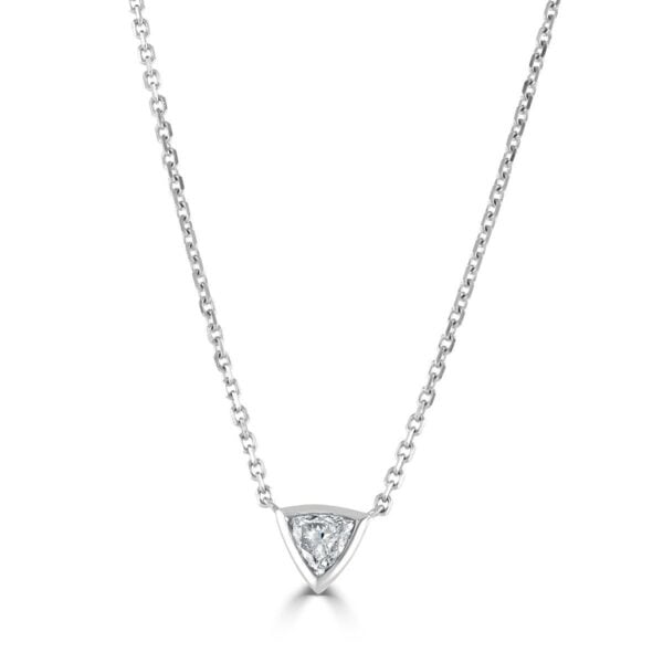 Aria White Gold Diamond Pendant