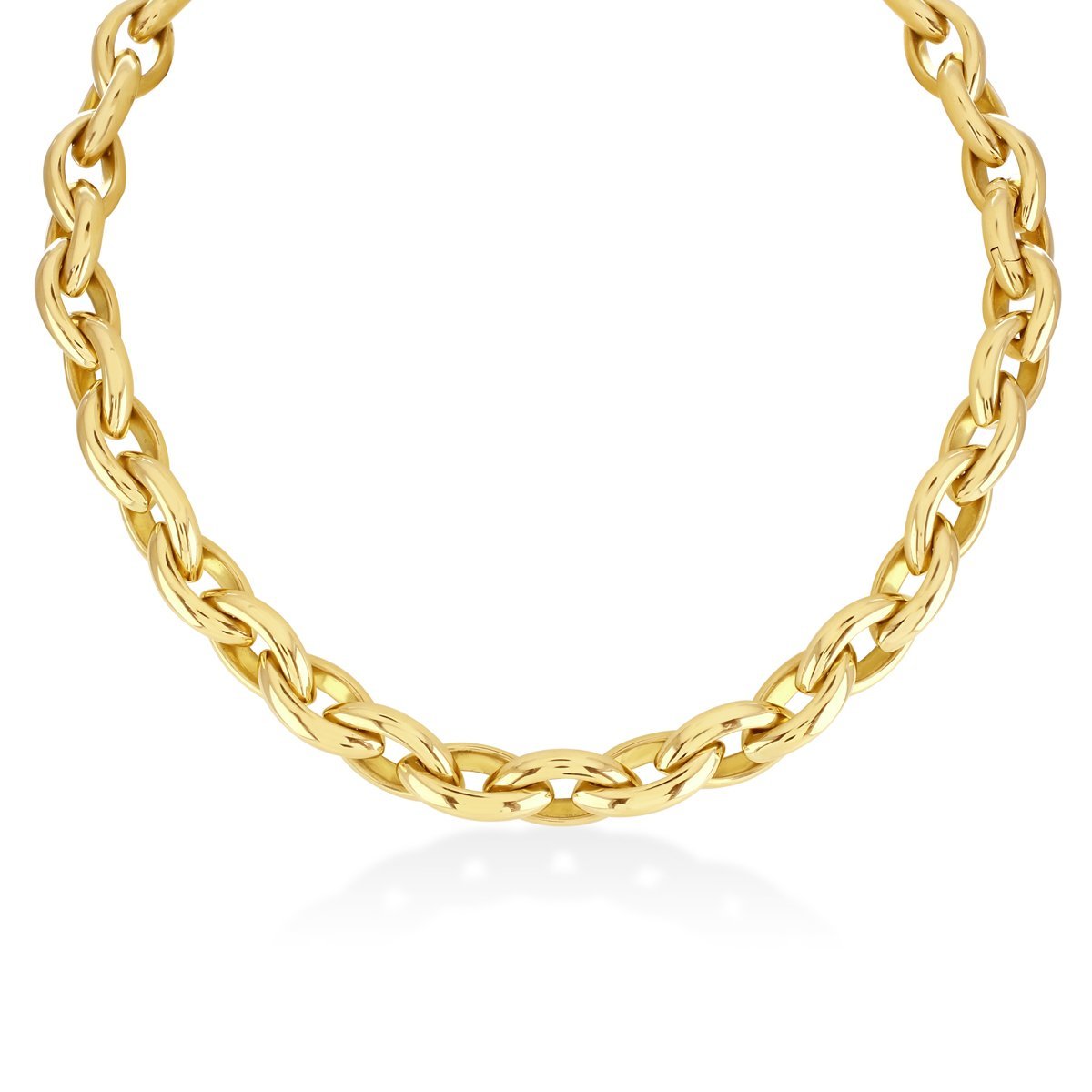 Giallo Yellow Gold Marquise Link Bracelet