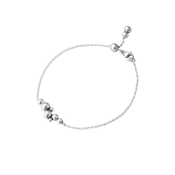 Moonlight Grapes Sterling Silver Chain Bracelet