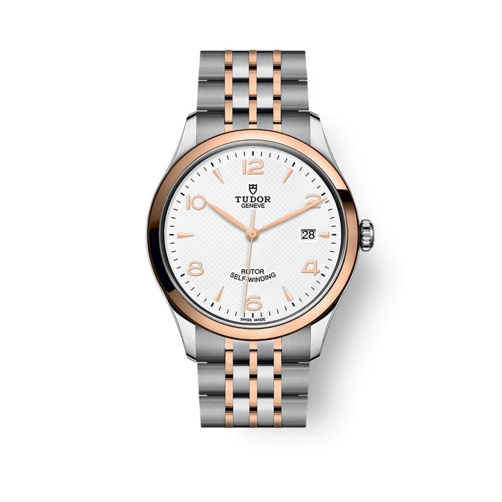 Tudor rose gold clearance watch