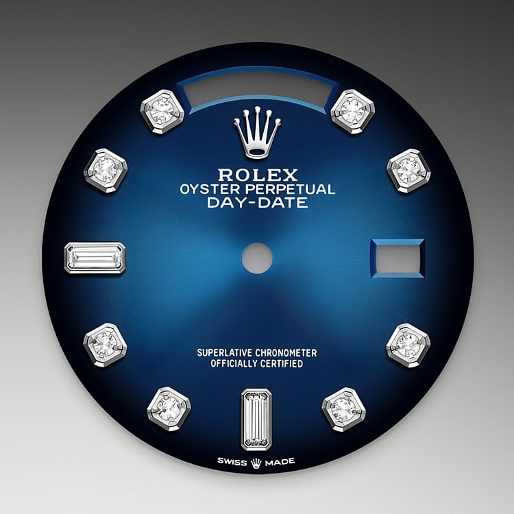 Rolex Day-Date 36 blue ombré dial