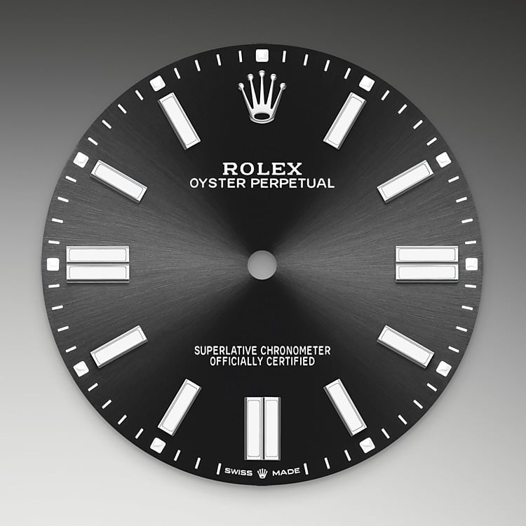 Rolex Oyster Perpetual 41 bright black dial