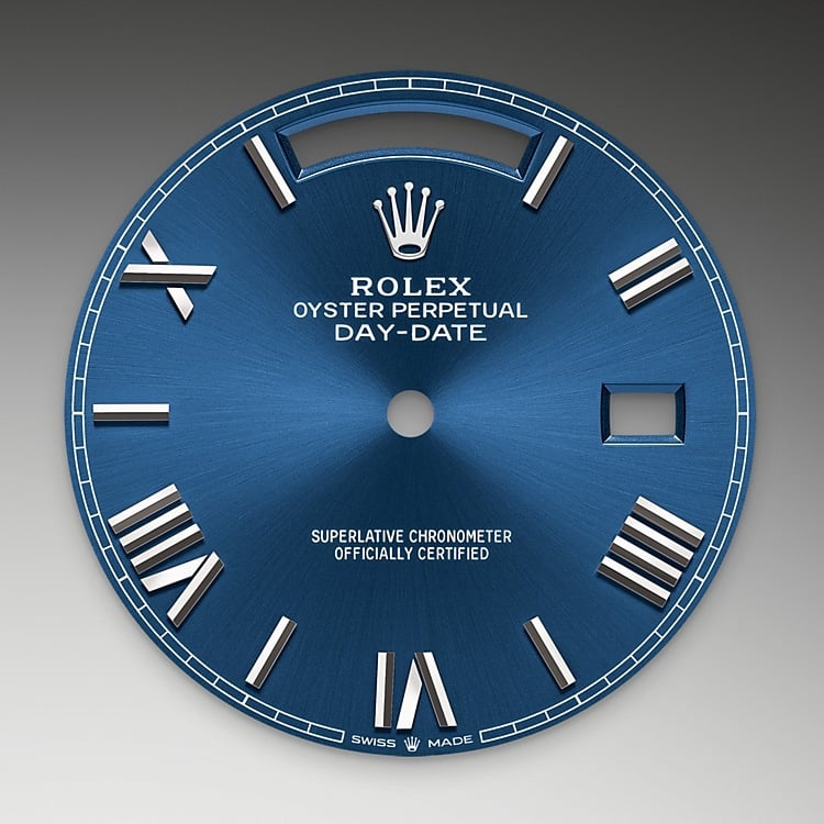 Rolex Day-Date 40 bright blue dial