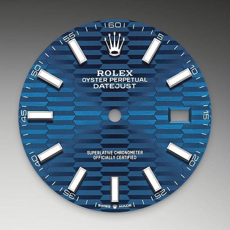 Rolex Datejust 41 bright blue dial
