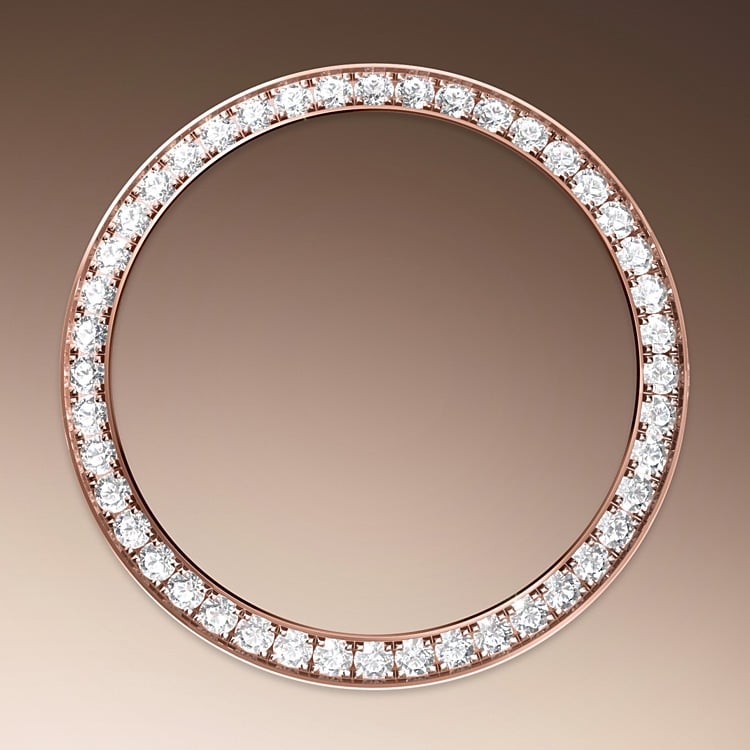 Rolex Lady-Datejust in Everose Gold and Diamonds | m279135rbr-0001 | David M Robinson