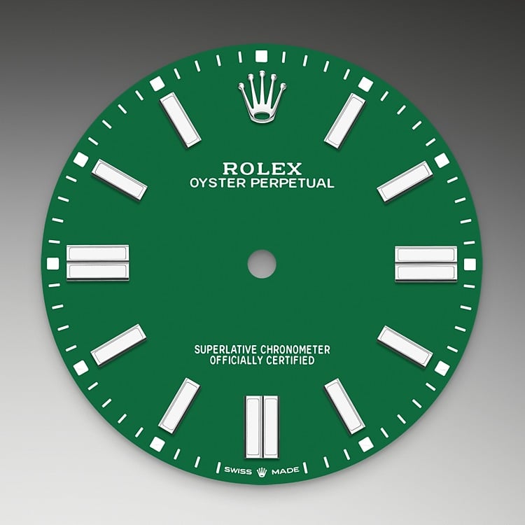 Rolex Oyster Perpetual 41 green dial