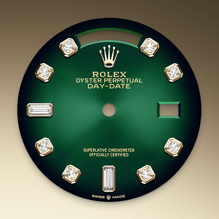 Rolex Day-Date 36 green ombré dial