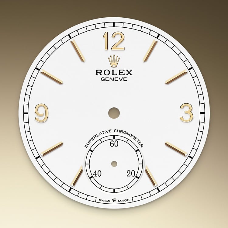 Rolex 1908 intense white dial