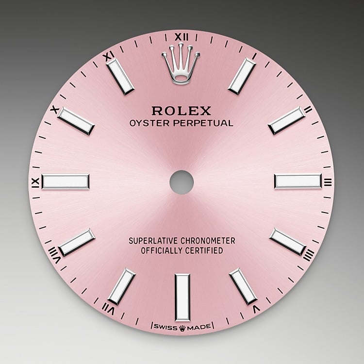 Rolex Oyster Perpetual 34 pink dial