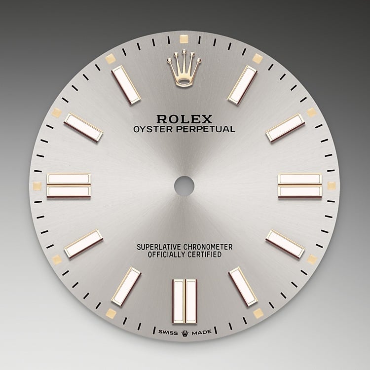 Rolex Oyster Perpetual 41 silver dial