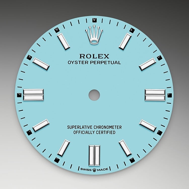 Rolex Oyster Perpetual 36 turquoise blue dial