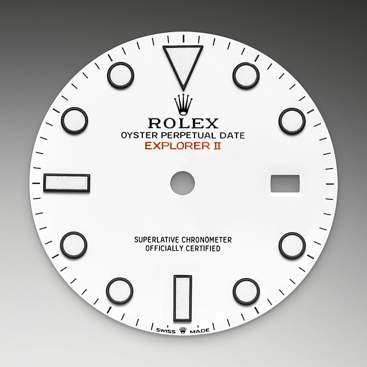 Rolex Explorer II 42 white dial