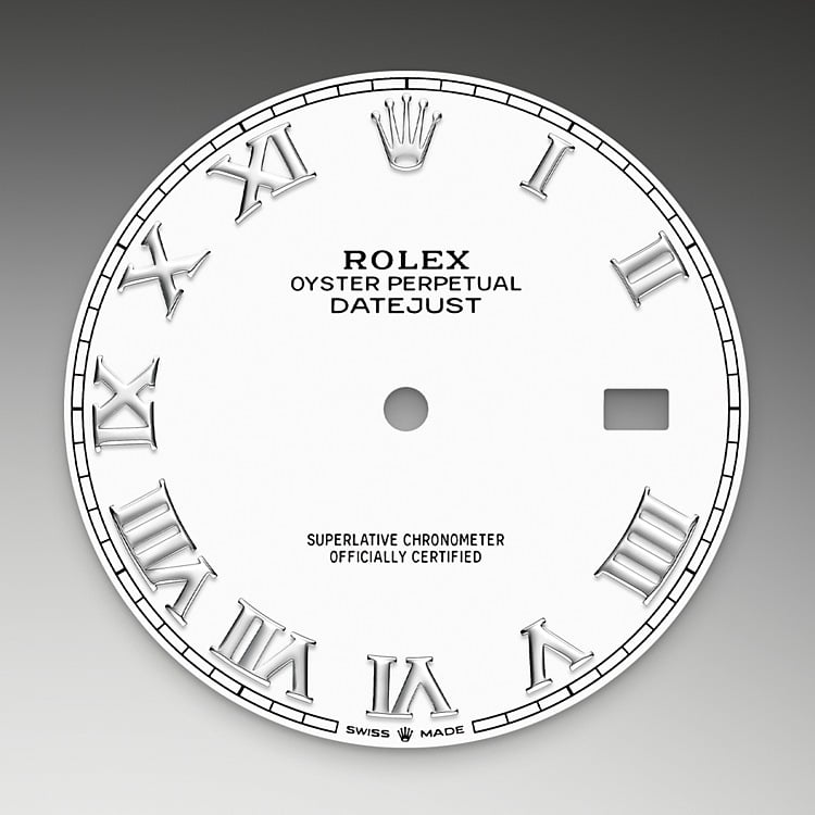 Rolex Datejust 41 white dial