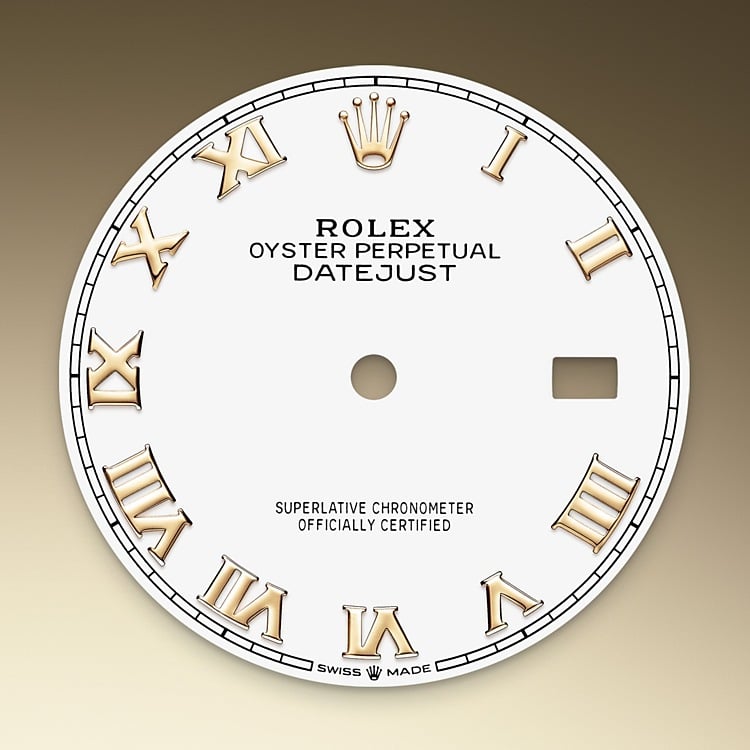 Rolex Datejust 36 white dial