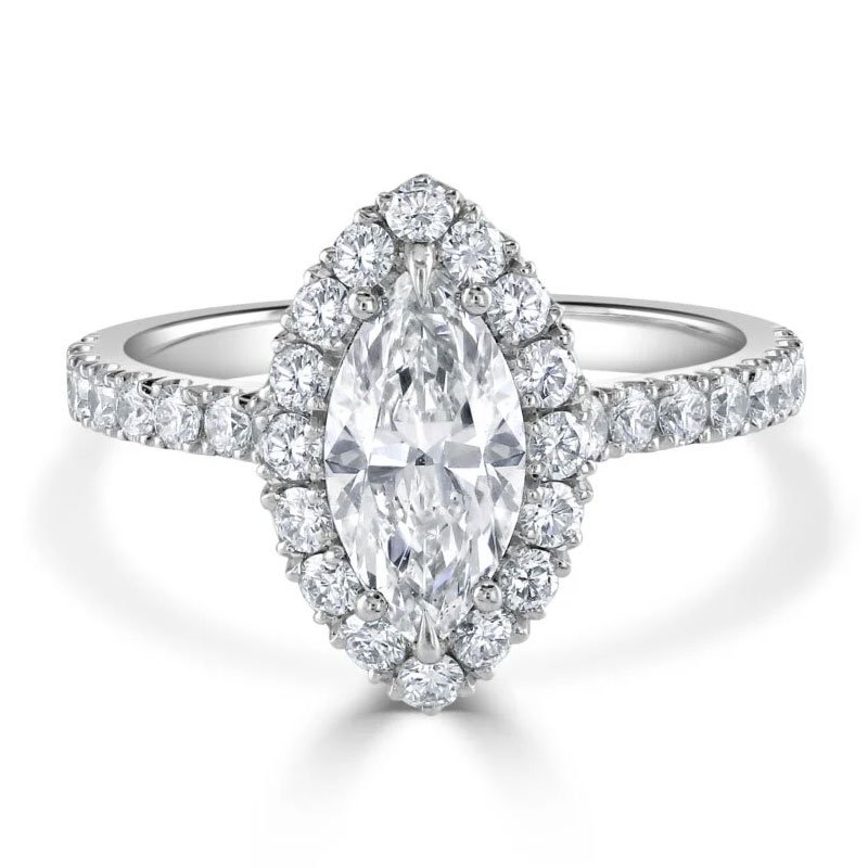 unique marquise cut diamond engagement rings at DMR