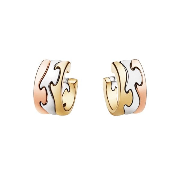 Fusion Yellow, White & Rose Gold Earrings