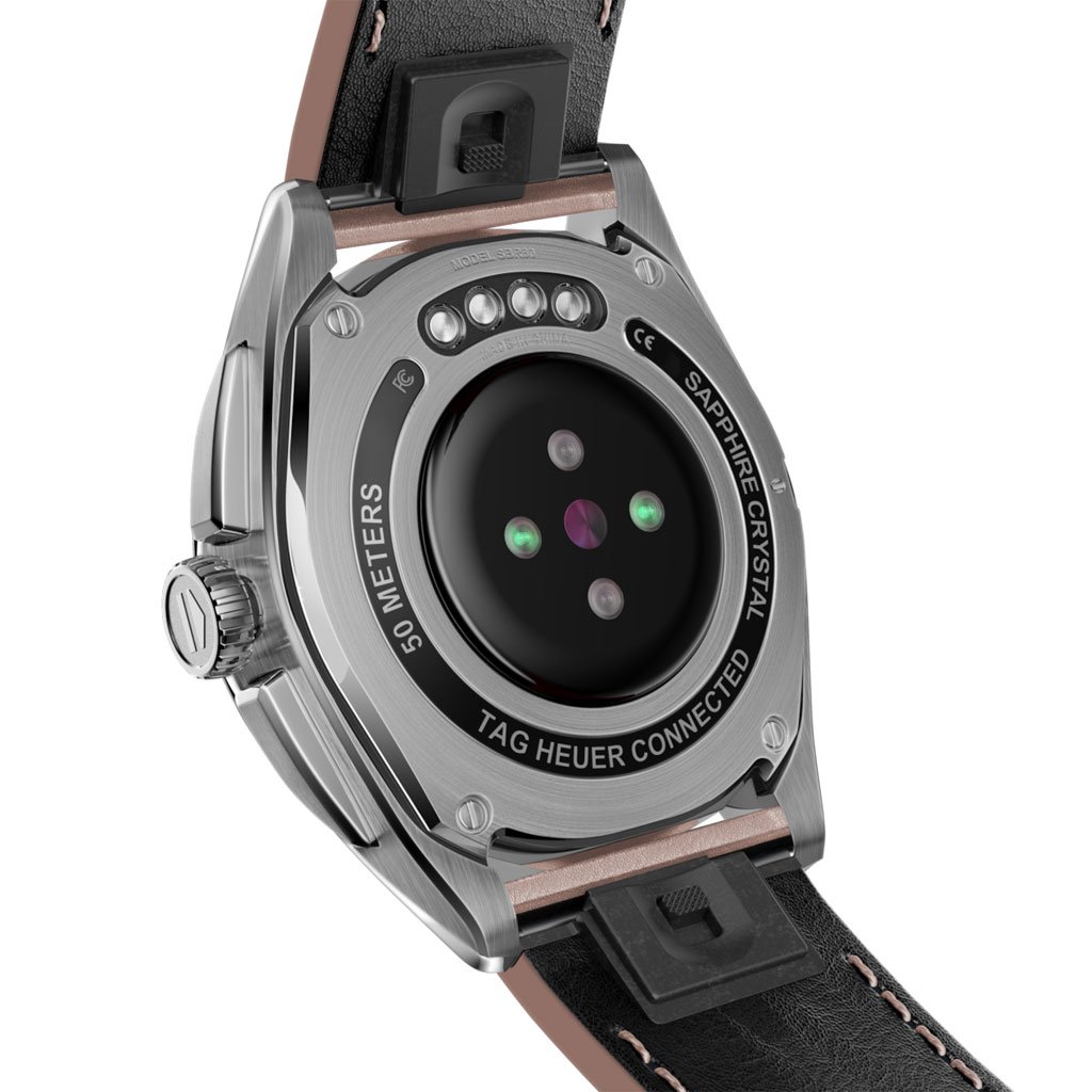 Connected Calibre E4 Metallic 42mm Pink Leather Edition Watch