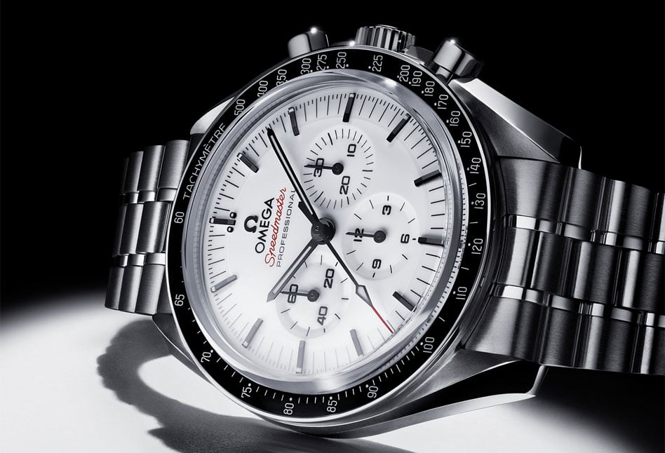 OMEGA Launches Speedmaster Moonwatch With White Dial