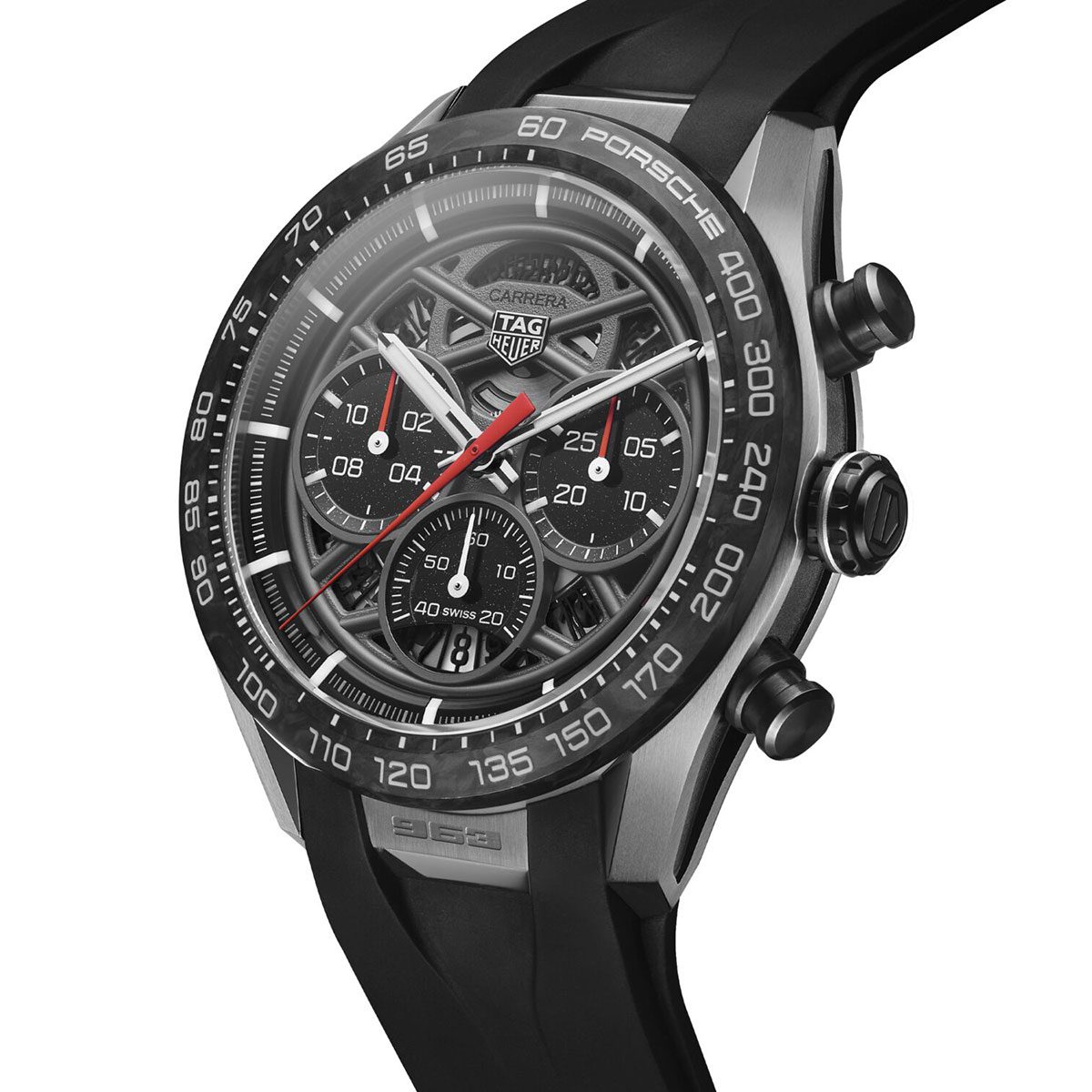 Carrera Chronograph x Porsche 963 Automatic 44mm Watch
