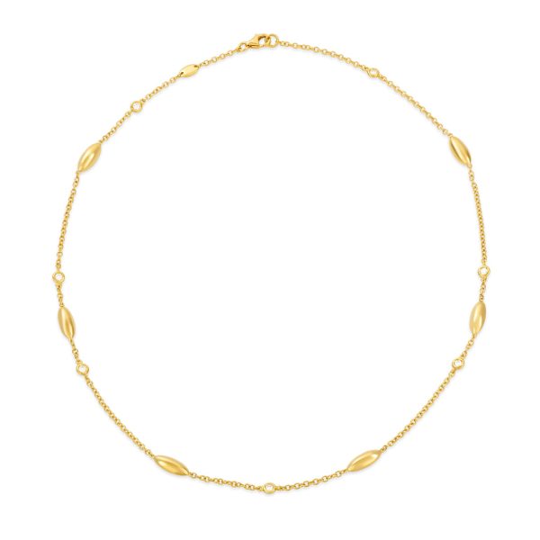 Amalfi Yellow Gold Diamond Necklace