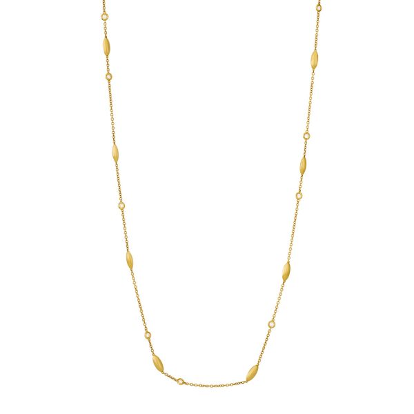 Amalfi Yellow Gold Diamond Necklace
