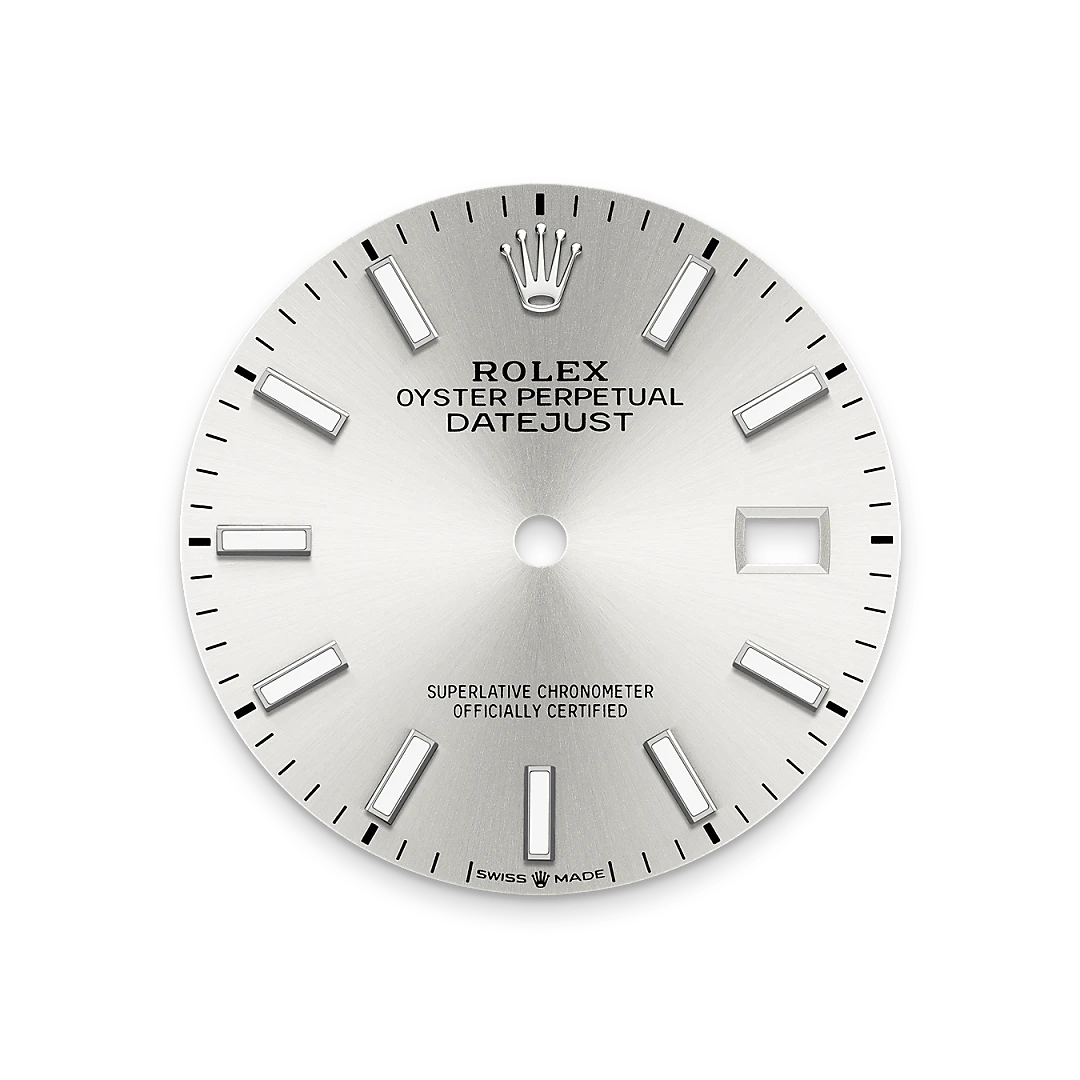 Silver dial