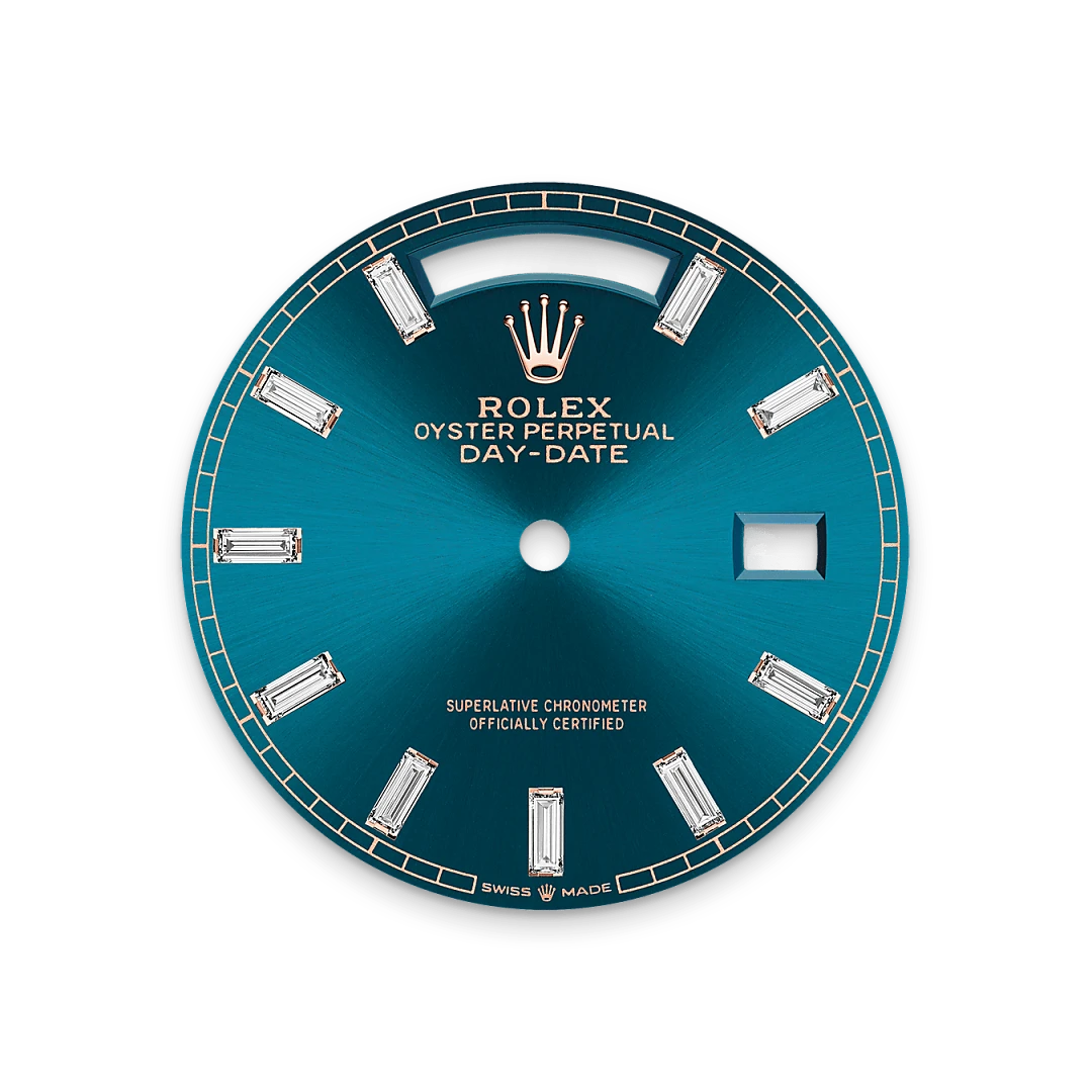 Blue-green dial