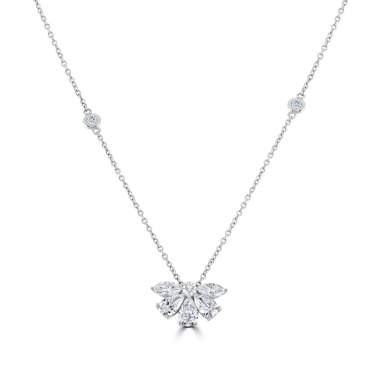 White Gold Diamond Pendant